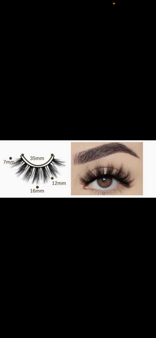 Luxurious faux mink lashes | 7mm, 16mm, 12mm, 35mm