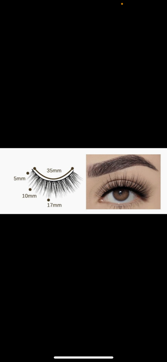 Sassy faux mink lashes | 5mm, 10mm, 17mm, 35mm